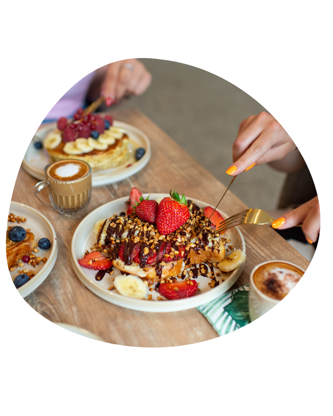 Pancakes sucrés brunch Saint Jean de luz